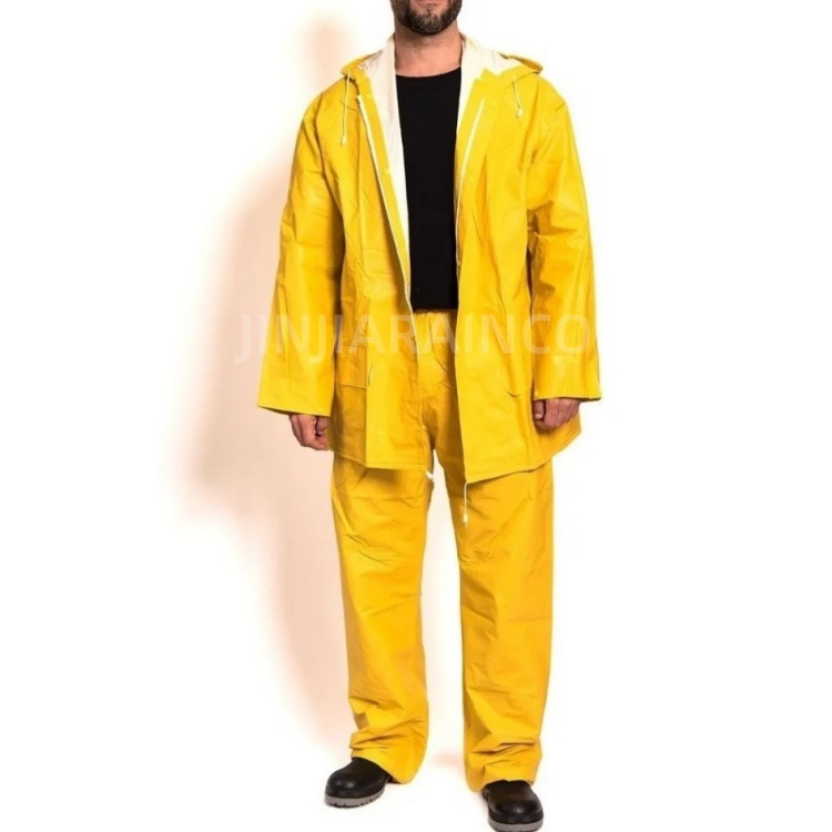 PVC/POLYESTER RAIN SUIT-jinjiaraincoats